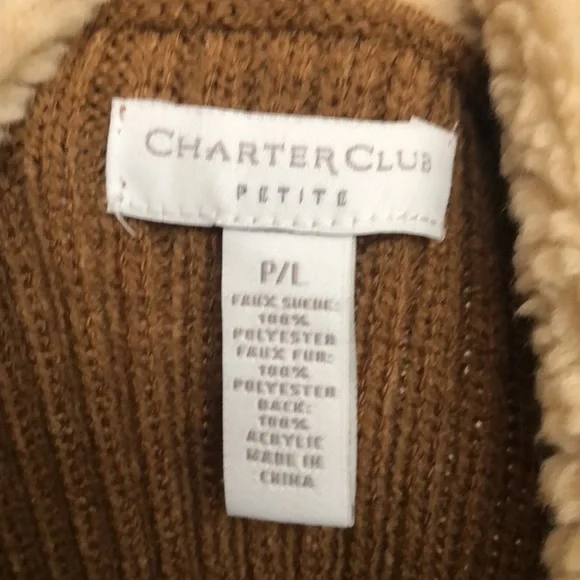 Vest LP | 89 tags | CHARTER CLUB VEST - super cute | Fall Vest LP - Picture 10 of 10